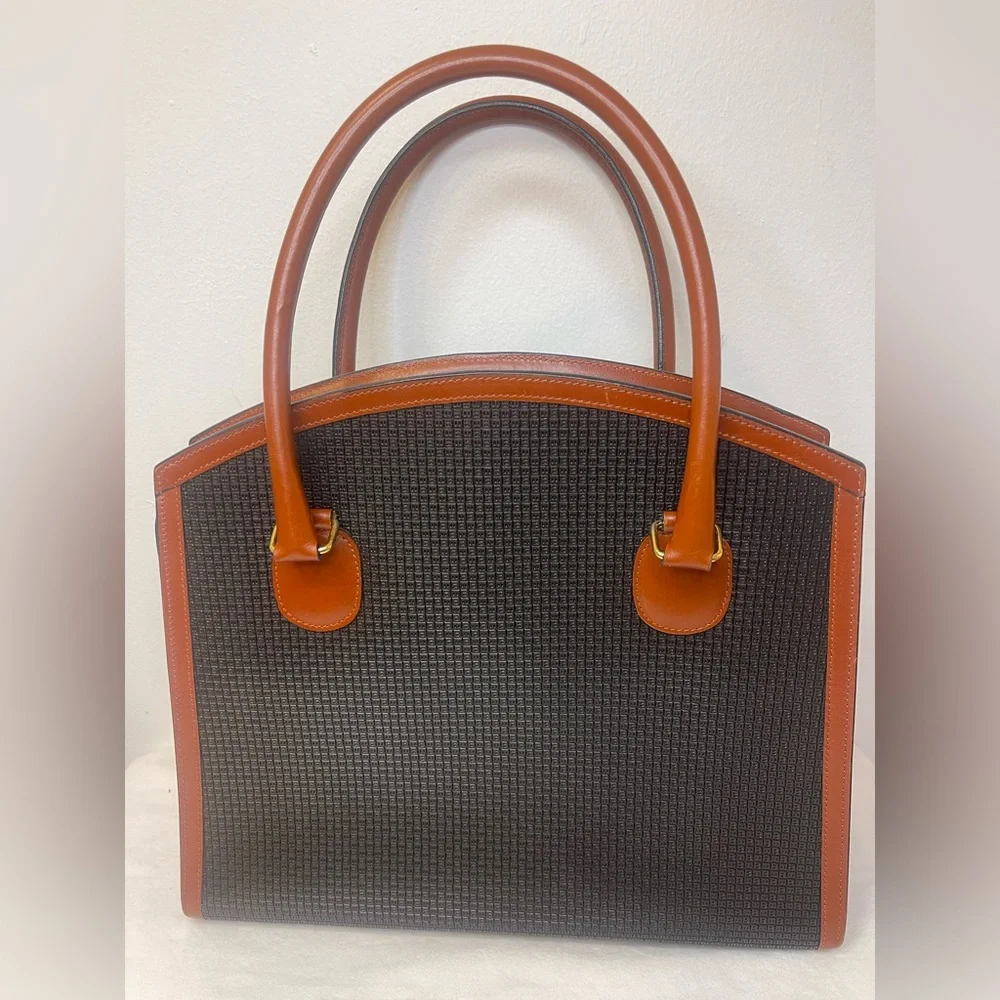 Bally Authentic Signature Leather Handbag Made In Italy Unbranded Dust Bag